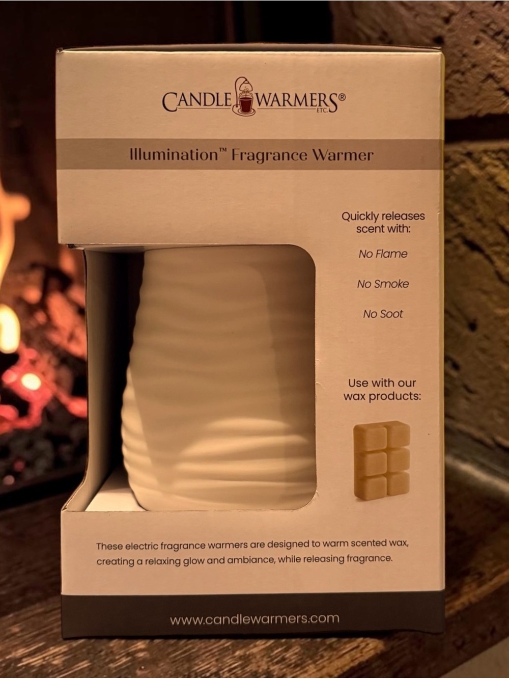Candle Warmers Illumination Fragrance Warmer - Cream Harmony